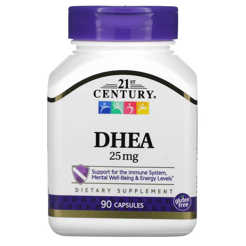 21st Century, DHEA, 25 mg, 90 Capsules