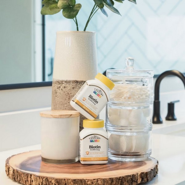 21st Century, Biotin, 10,000 mcg, 120 Tablets