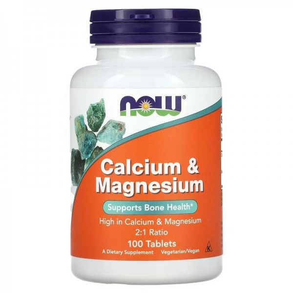 NOW Foods, Calcium & Magnesium, 100 Tablets