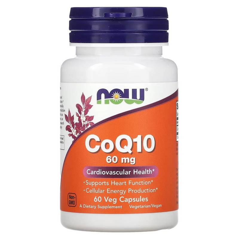 NOW Foods, CoQ10, 60 mg, 60 Veg Capsules
By NOW Foods