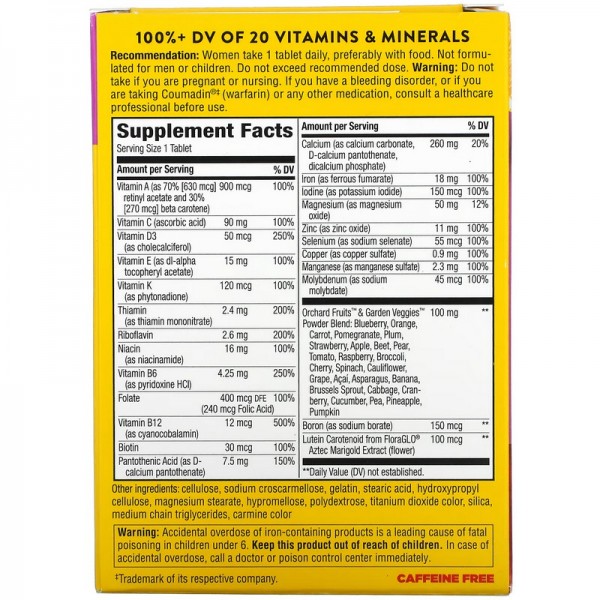 Nature's Way, Alive! Women's Energy Complete Multivitamin, 50 Tablets