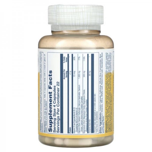 Solaray, Enhanced Absorption, Calcium Magnesium, 90 CapsulesBy Solaray