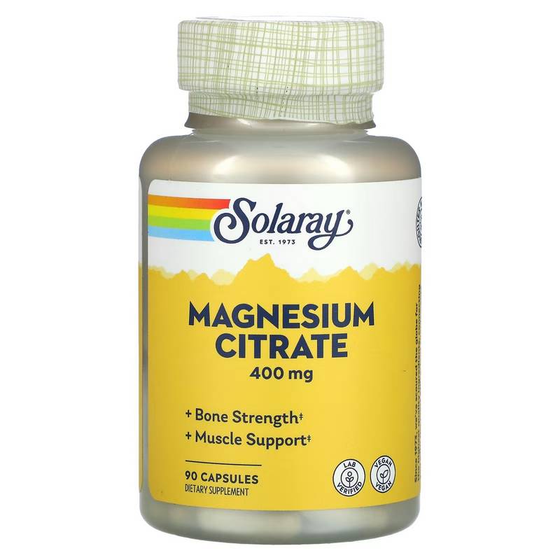 Solaray, Magnesium Citrate, 133 mg, 90 Capsules